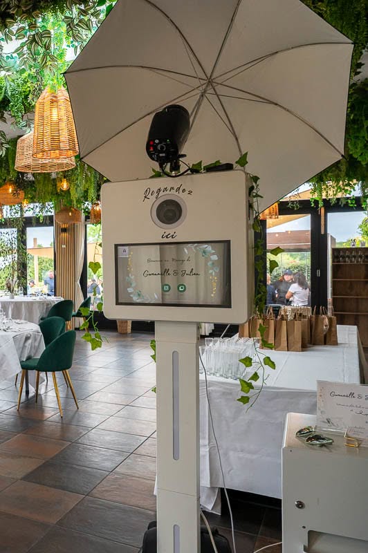 Photobooth installé pour un mariage en Seine-et-Marne